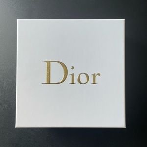 Dior White Box with Gold Logo